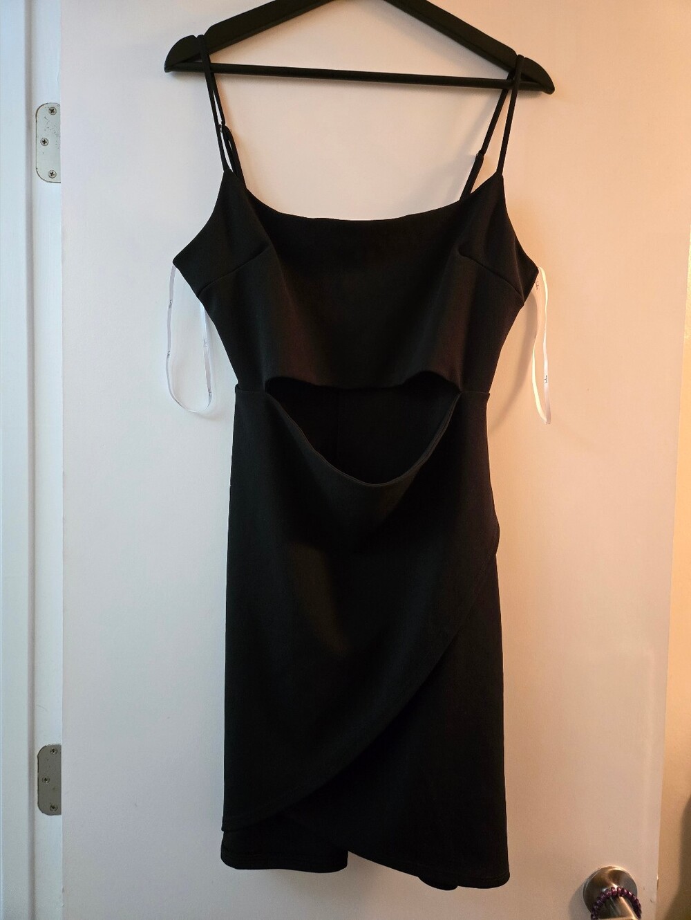 Lulus Black Cutout Spaghetti Strap Dress